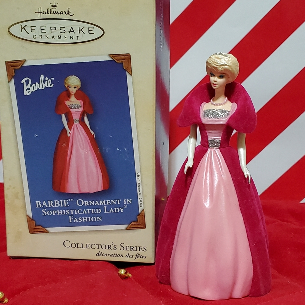 Barbie Debut #9 Sophisticated Lady Hallmark Christmas Ornament 2002